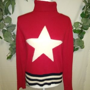 ❄️Tommy Hilfiger Red Turtleneck Sweater❄️
